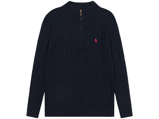Polo Ralph Lauren Cable Knit Sweater Navy