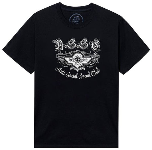 Anti Social Social Club X 2 Tone Feast Or Famine Tee 'black'