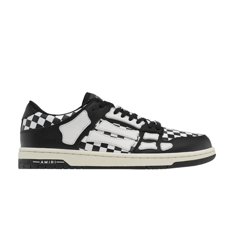 Amiri Skel Top Low 'checkered Black White'