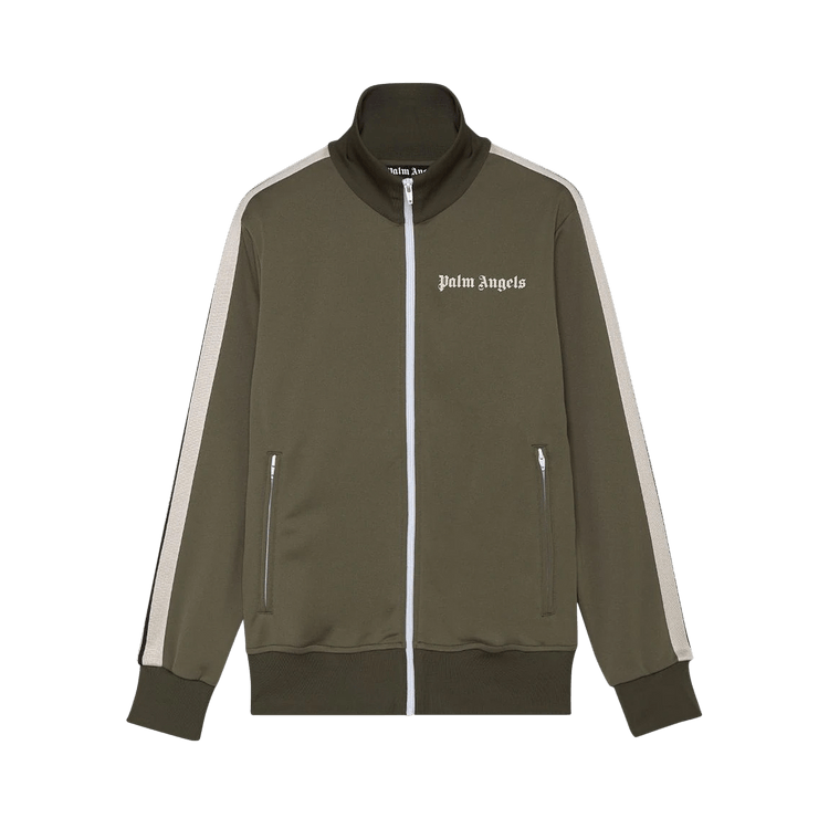 Palm Angels Classic Track Jacket 'military/off White'