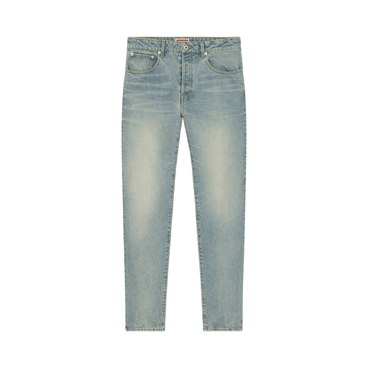 Kenzo Medium Stone Bara Slim Jeans 'medium Stone Blue Denim'