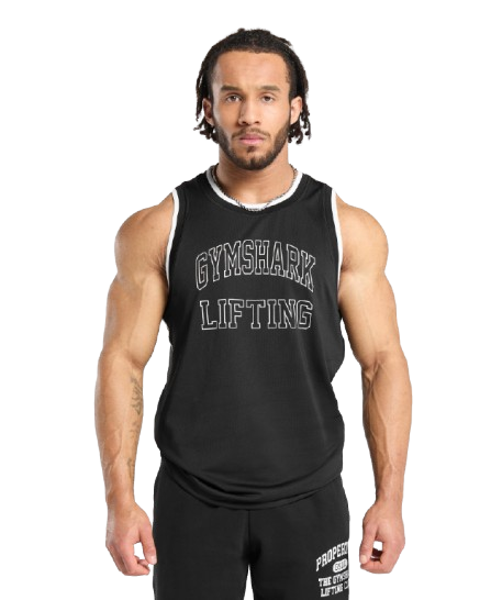 Gymshark Mesh Tank Black