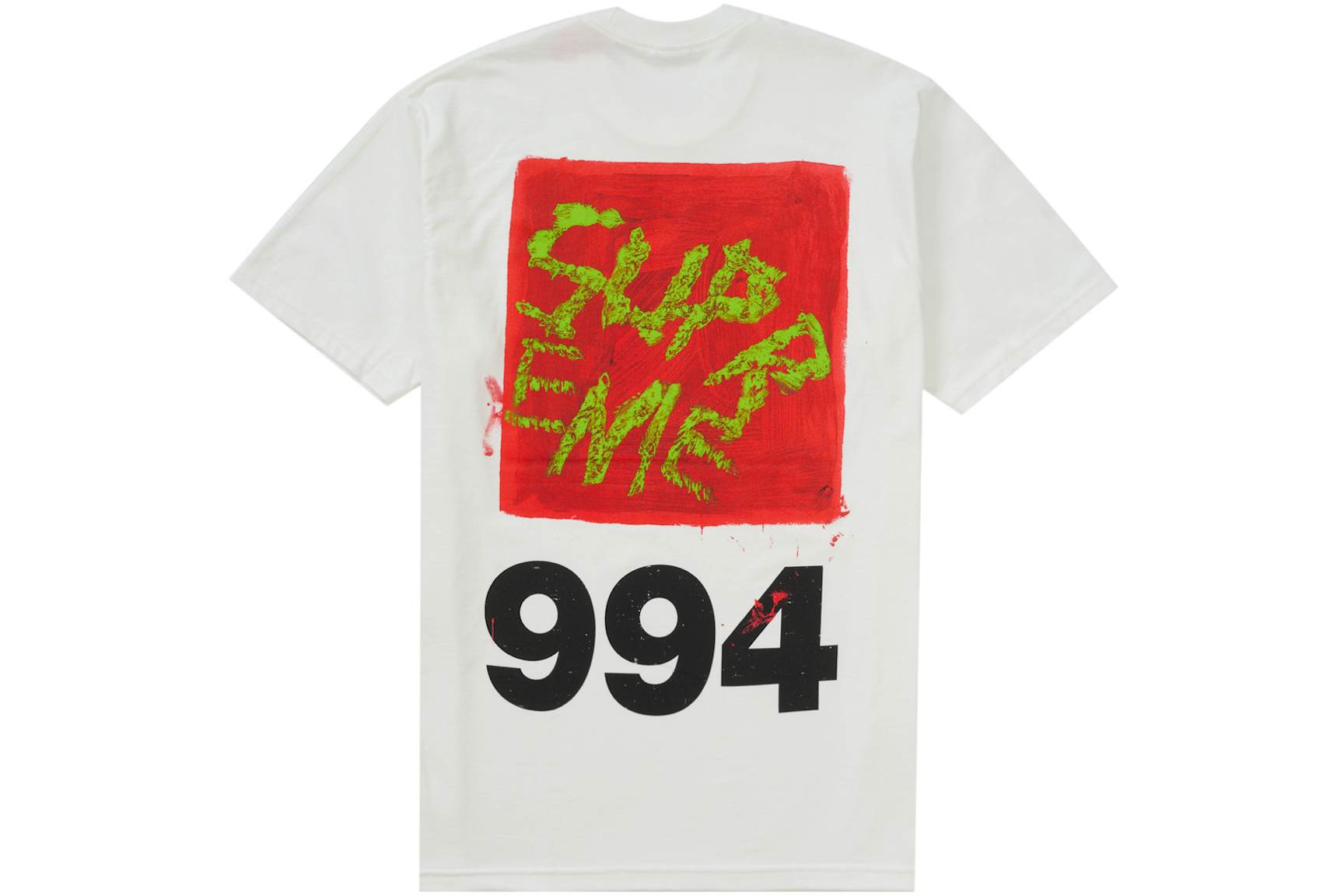 Supreme Paint Tee White
