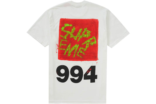 Supreme Paint Tee White
