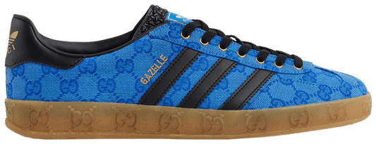 Adidas X Gucci Gazelle 'blue Gg Monogram'