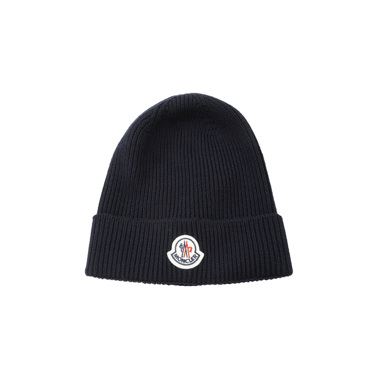 Moncler Logo Beanie 'blue'