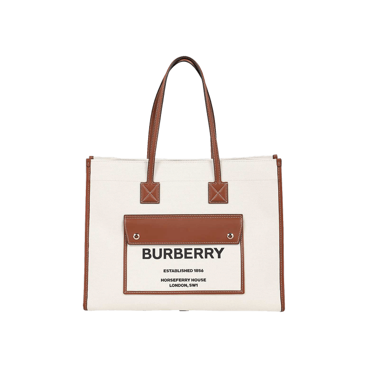 Burberry Shopper Bag 'natural/tan'
