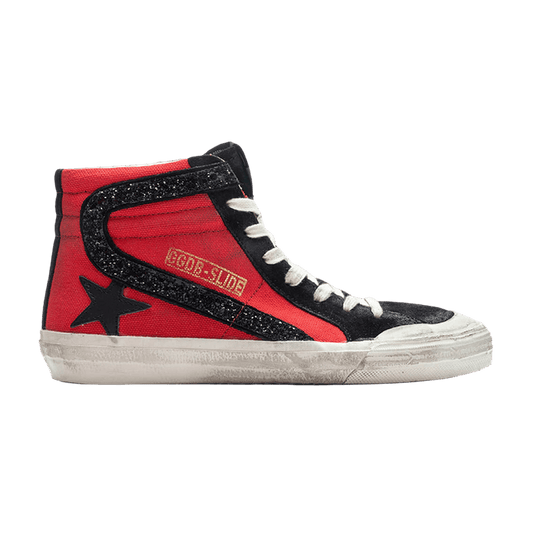 Golden Goose Wmns Slide Sneaker 'penstar Red Black'