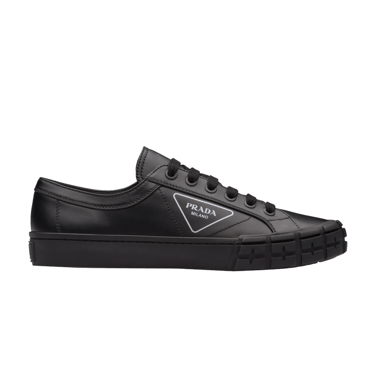 Prada Cassetta Wheel Leather Low 'black'