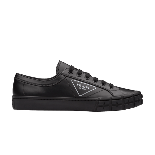 Prada Cassetta Wheel Leather Low 'black'