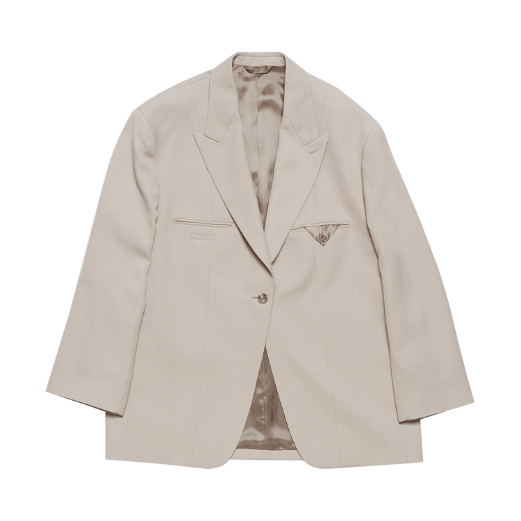 Acne Studios Single Breasted Jacket 'cold Beige'