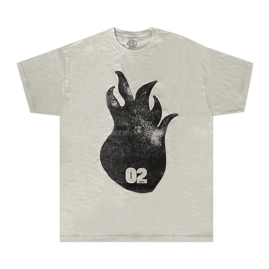 Cactus Jack By Travis Scott O2 Live Flame Head Tee 'off White'