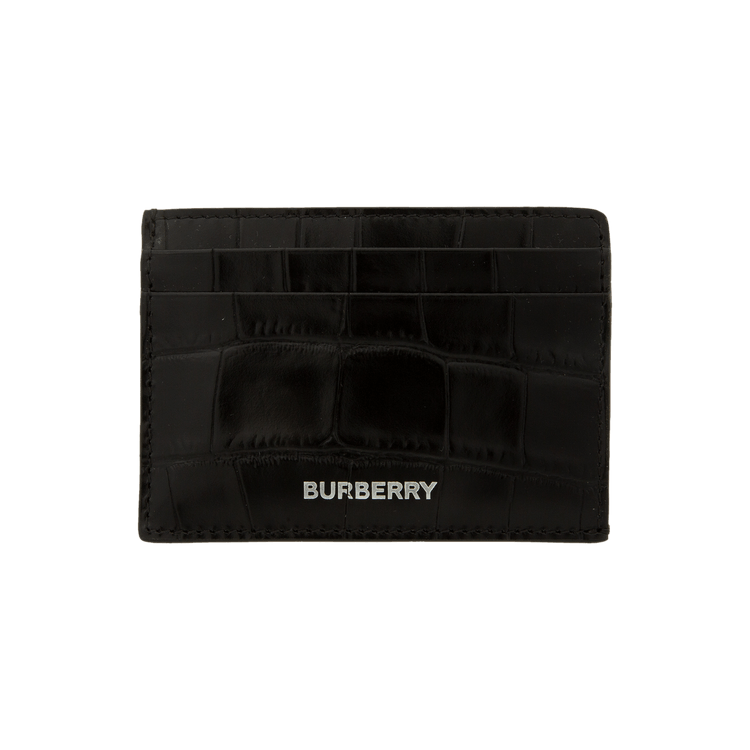 Burberry Embossed Croc Cardcase 'black'