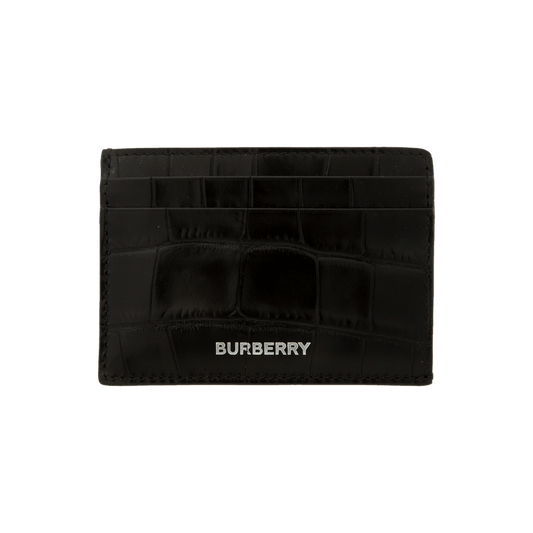 Burberry Embossed Croc Cardcase 'black'