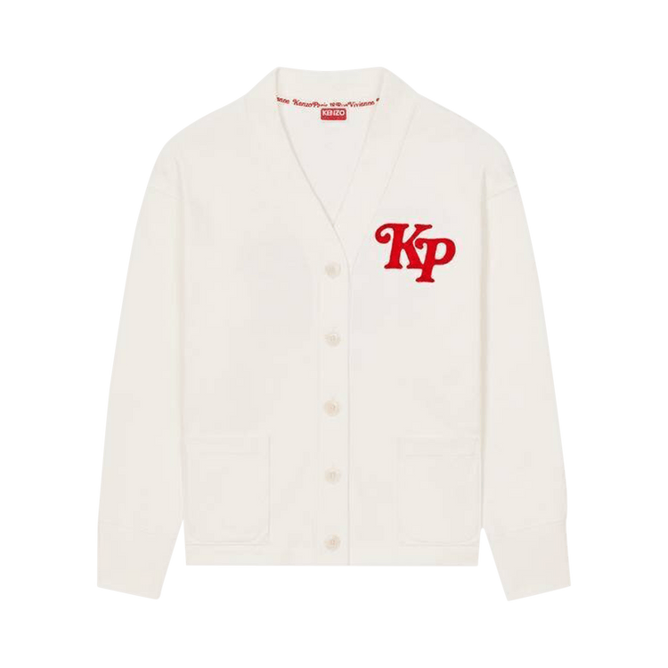 Kenzo X Verdy Embroidered Sweatshirt Cardigan 'off White'