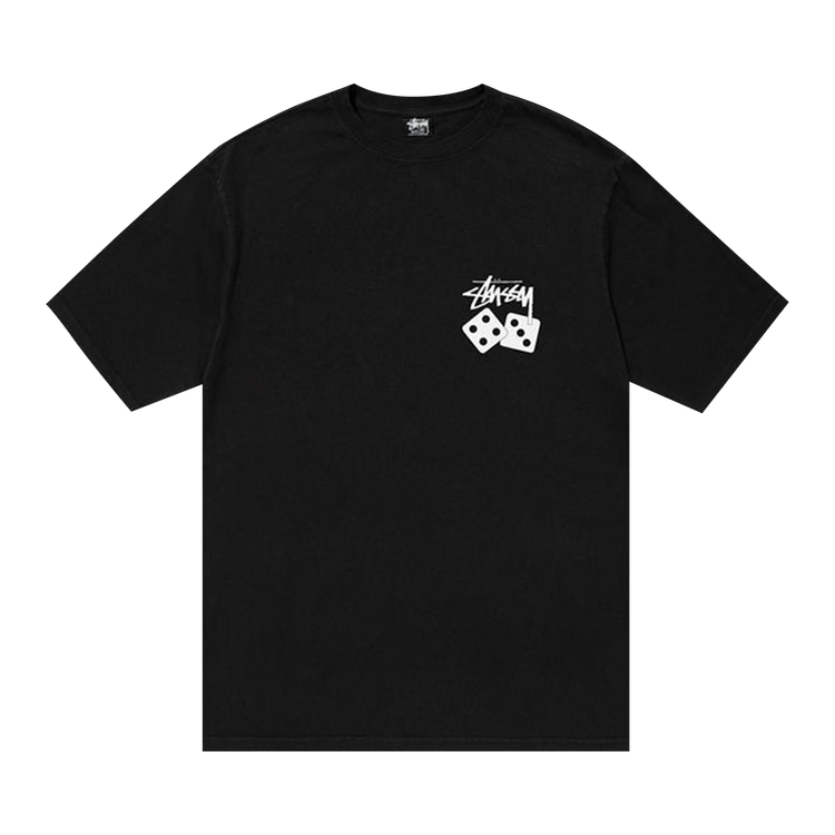 Stussy Dice Pigment Dyed Tee 'black'