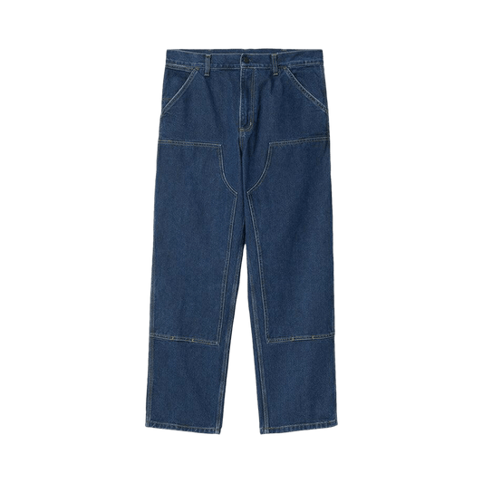 Carhartt Wip Double Knee Pant 'blue (stone Washed)'