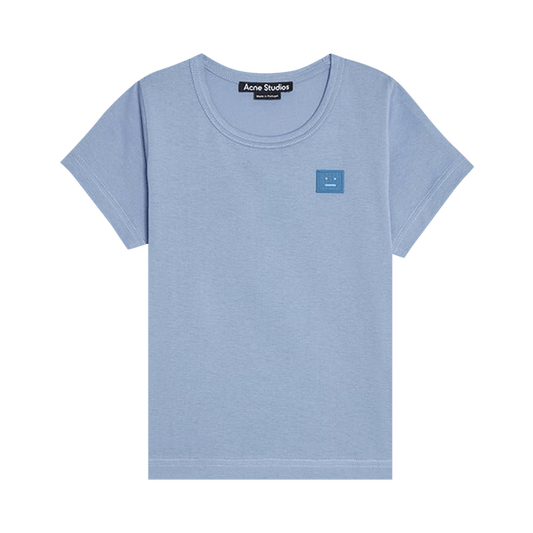 Acne Studios Kids Nash Face T Shirt 'pale Purple'