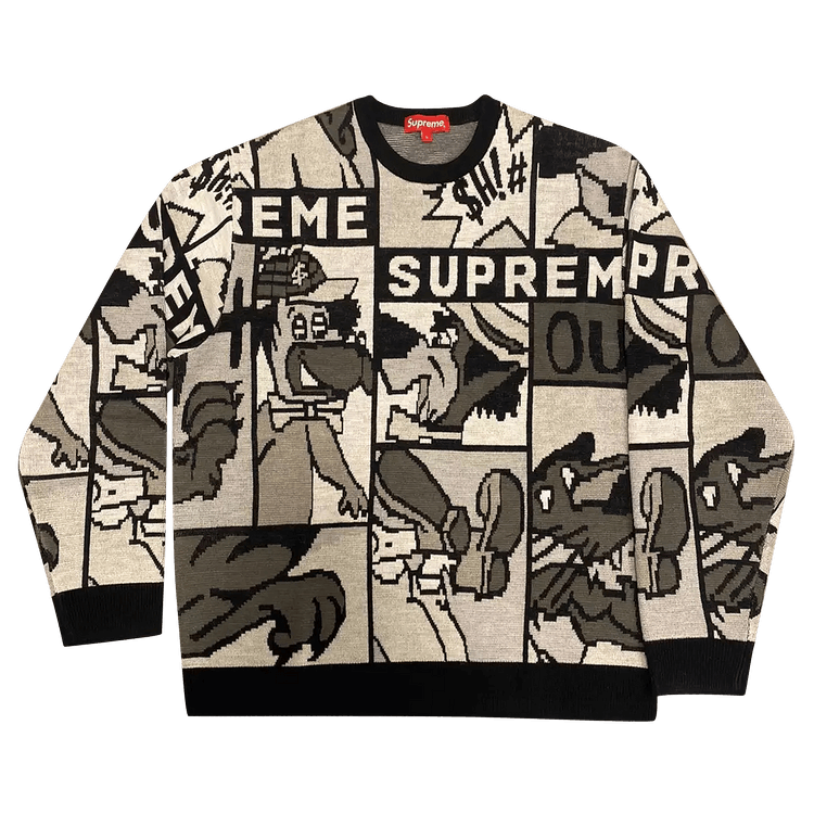 Supreme Cartoon Sweater 'black'