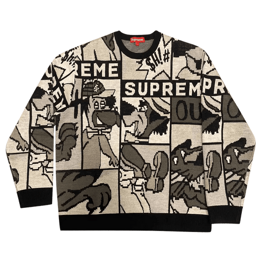 Supreme Cartoon Sweater 'black'