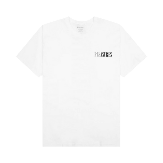 Pleasures Vertical T Shirt 'white'