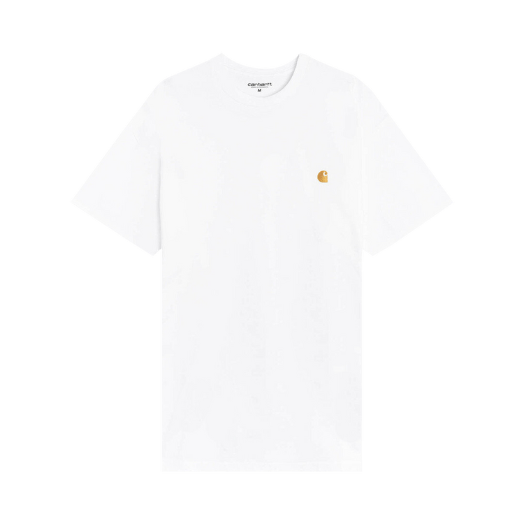 Carhartt Wip Short Sleeve Chase T Shirt 'white/gold'