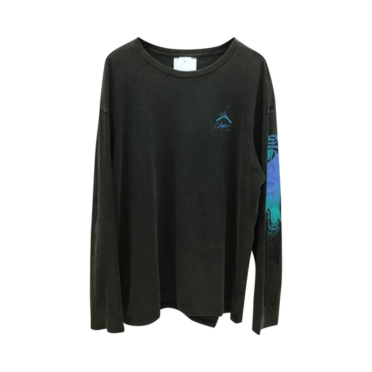 Air Jordan X Union La Flight Long Sleeve Tee 'black'