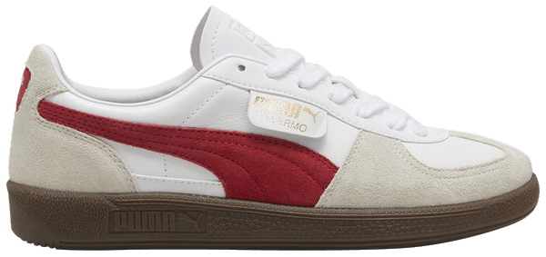 Palermo Leather 'white Club Red'