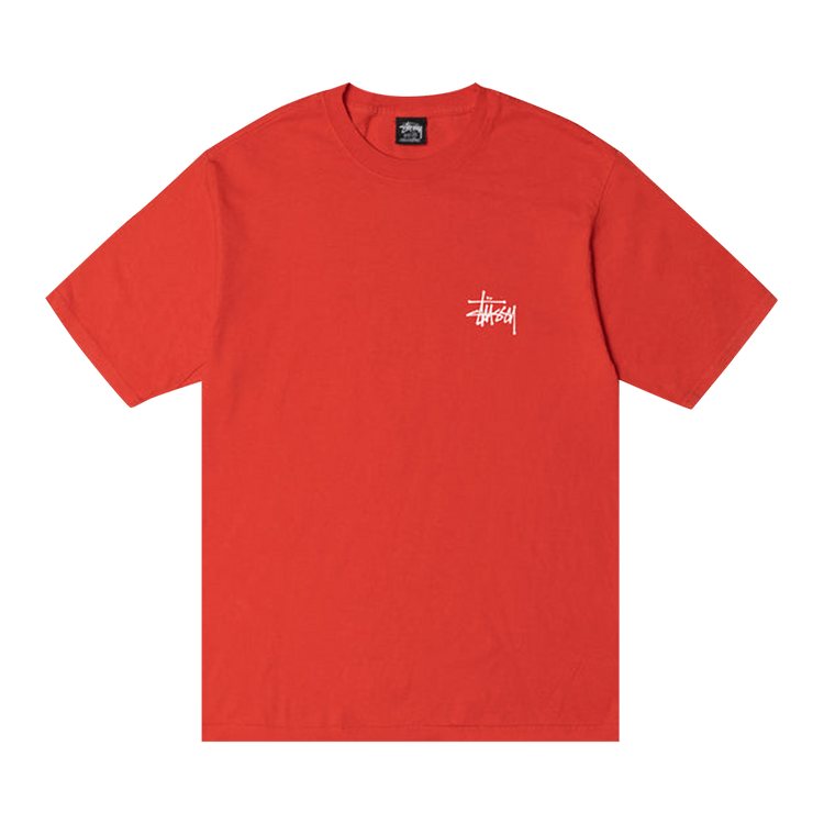 Stussy Basic Pigment Dyed Tee 'tomato'