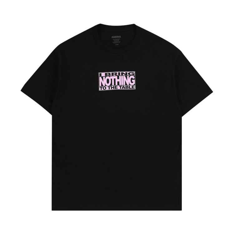 Pleasures Table T Shirt 'black'