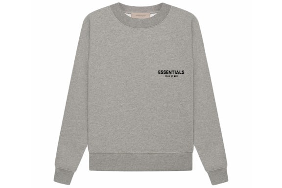 Fear Of God Essentials Crewneck (ss22) Dark Oatmeal