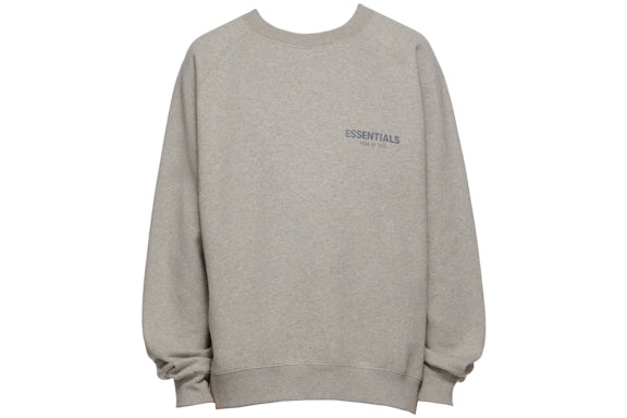 Fear Of God Essentials Core Collection Crewneck Dark Heather Oatmeal