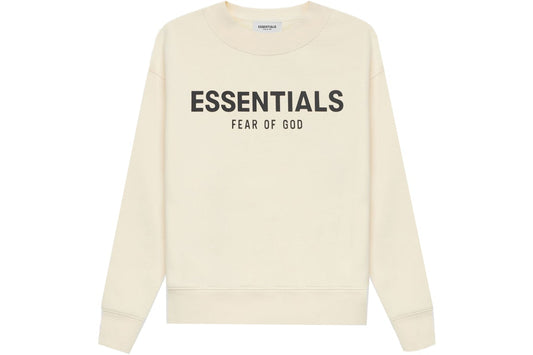 Fear Of God Essentials Kids Pull Over Crewneck Cream Buttercream