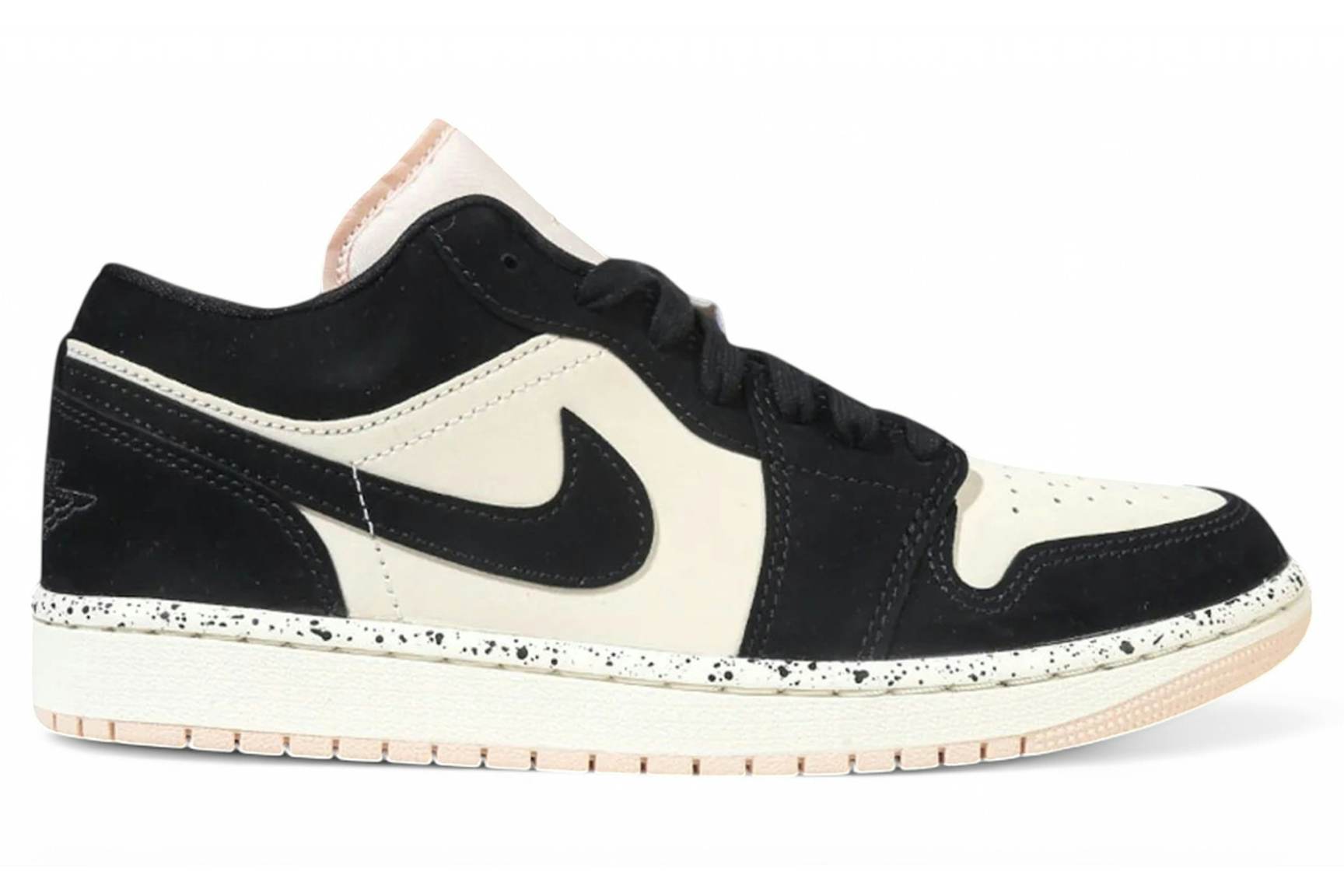 Jordan 1 Low Black Guava Ice (speckled Midsole) (women's)