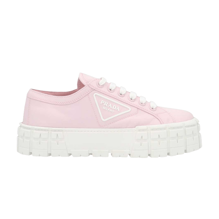 Prada Wmns Gabardine Wheel Platform 'pink'