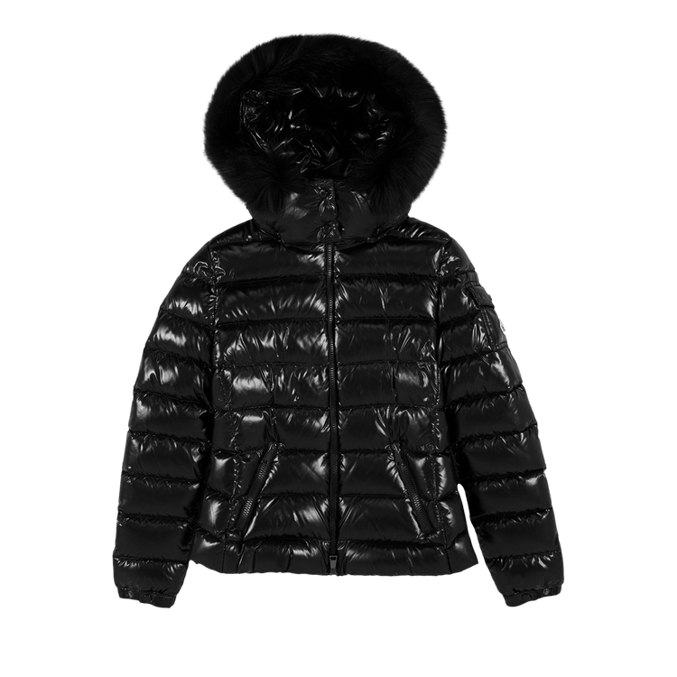 Moncler Badyfur Jacket With Fur Collar 'black'