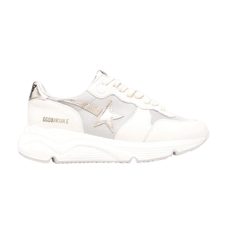 Golden Goose Wmns Running Sole 'white Silver'