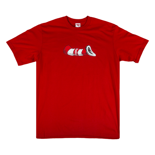Supreme Cat In The Hat T Shirt 'red'