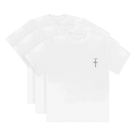 Cactus Jack By Travis Scott Cj Tee 3 Pack 'white'