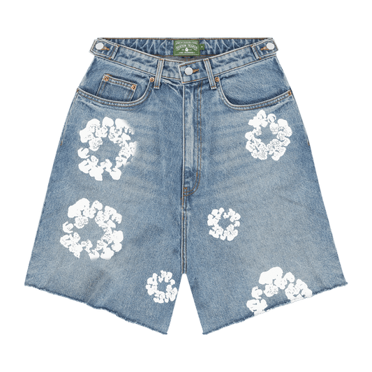 Denim Tears Wreath Jean Short 'light Wash'