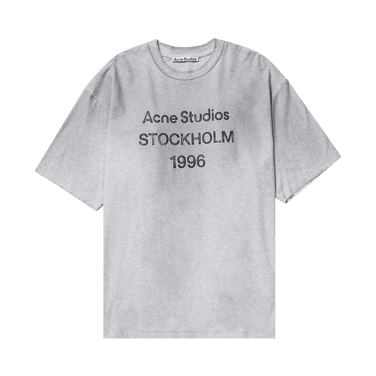 Acne Studios Logo T Shirt 'pale Grey'