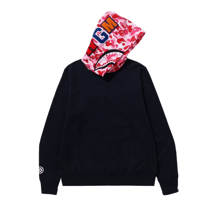 Bape Abc Camo Shark Pullover Hoodie 'navy'