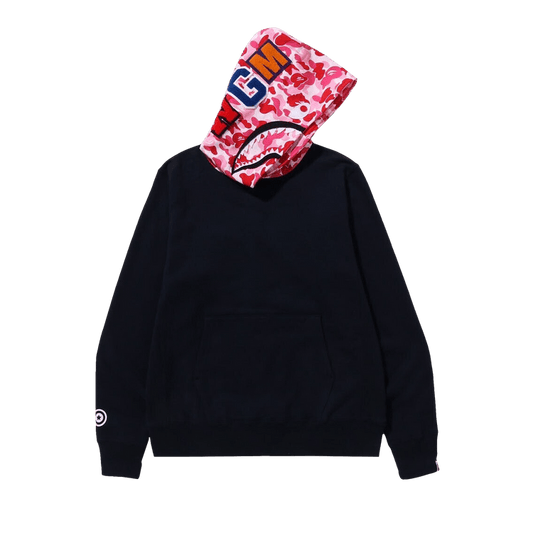 Bape Abc Camo Shark Pullover Hoodie 'navy'