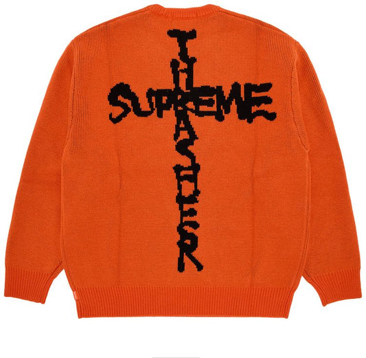 Supreme Thrasher Sweater (fw24) Orange
