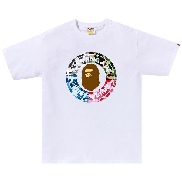 Bape Abc Camo Crazy Busy Works Tee 'white'