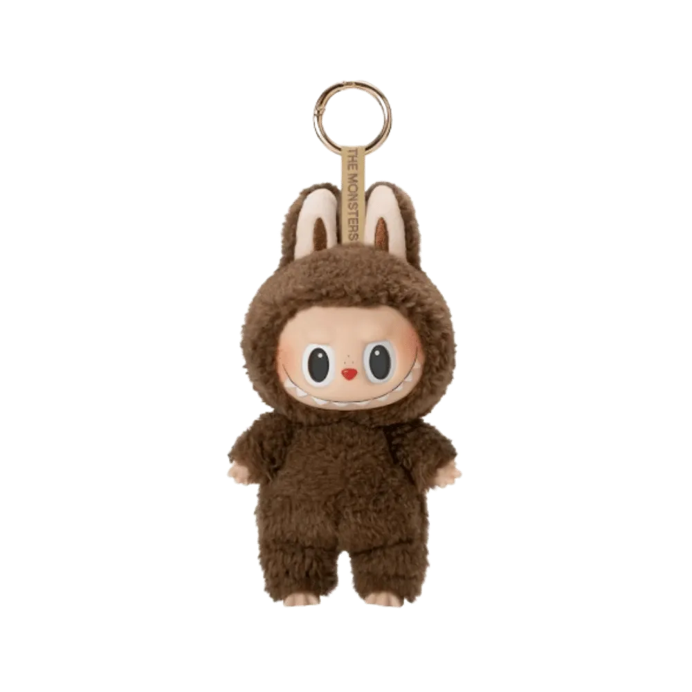 Pop Mart Labubu The Monsters Tasty Macarons Chestnut Cocoa Vinyl Plush Pendant