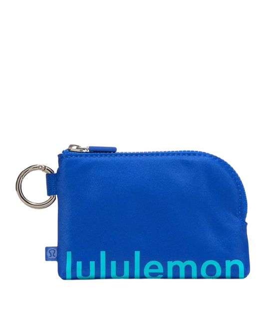 Lululemon Clippable Card Pouch Galactic Cobalt/tropics Tone