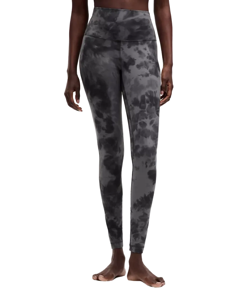 Lululemon Align High Rise Pant 28" Diamond Dye Pitch Grey Graphite Grey