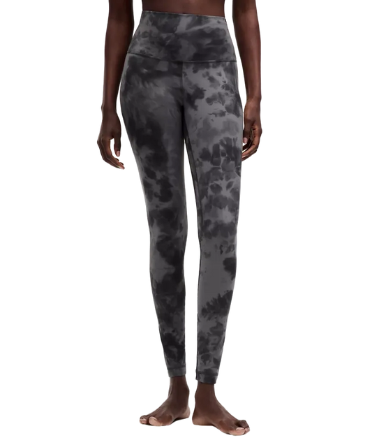 Lululemon Align High Rise Pant 28" Diamond Dye Pitch Grey Graphite Grey