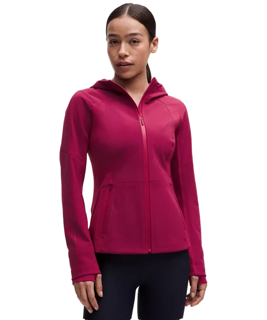 Lululemon Cross Chill Performance Jacket Magenta Smoke